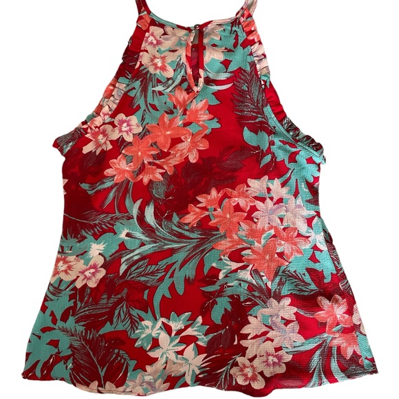 Candies Floral Halter Style Shirt - Picture 3 of 4